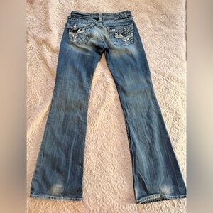 Big Star Sweet Ultra Low Rise Y2K Style Bootcut Jeans 28